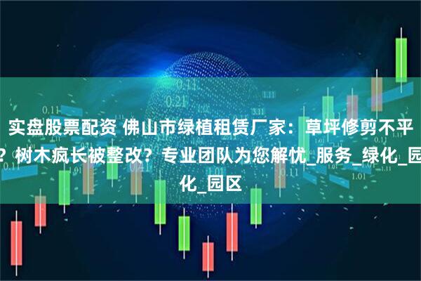 实盘股票配资 佛山市绿植租赁厂家：草坪修剪不平整？树木疯长被整改？专业团队为您解忧_服务_绿化_园区