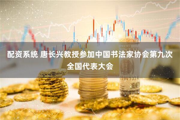 配资系统 唐长兴教授参加中国书法家协会第九次全国代表大会